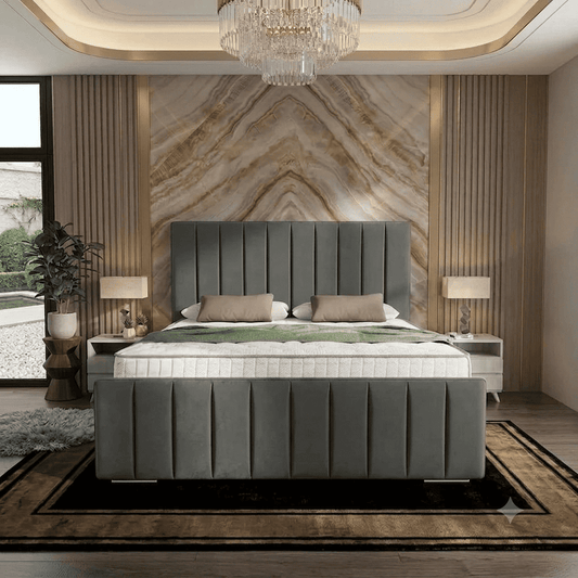 Monaco Upholstered Ottoman Bed