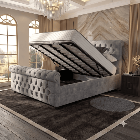 Buckingham Upholstered Ottoman Bed