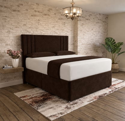 Augustus Divan Bed - Brown Naples