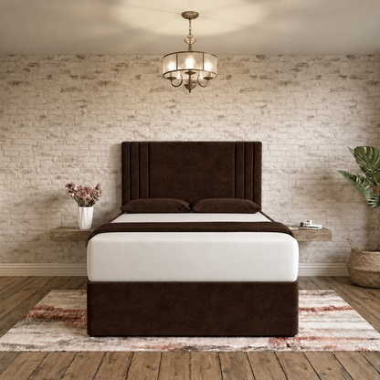 Augustus Divan Bed - Brown Naples