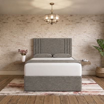 Augustus Divan Bed - Charcoal Chenille