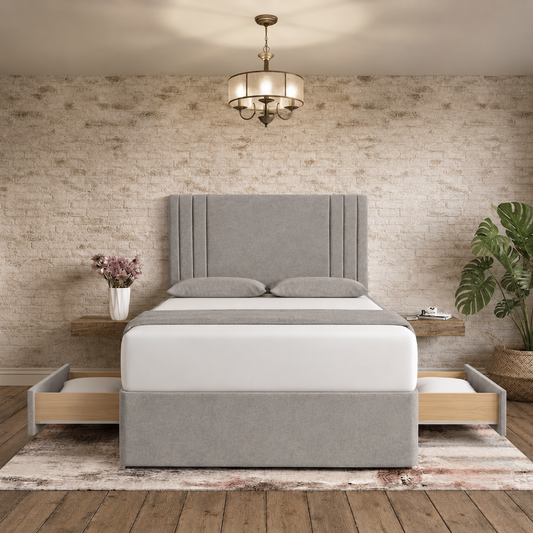 Augustus Divan Bed - Clay Wool