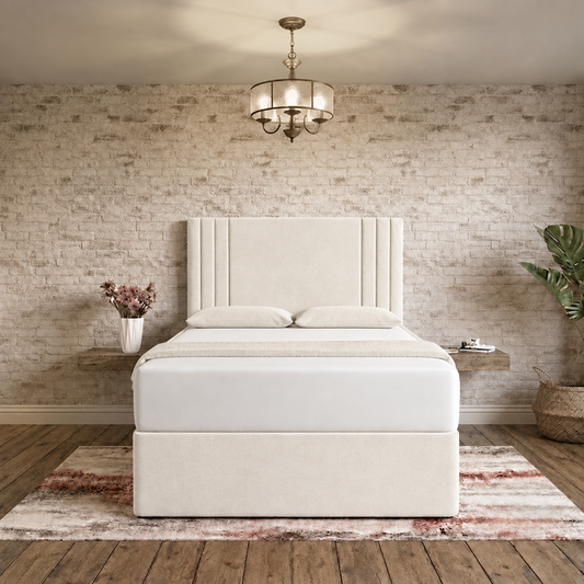 Augustus Divan Bed - Cream Naples