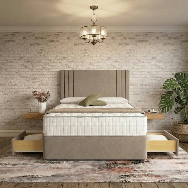 Augustus Divan Bed - Brown Naples