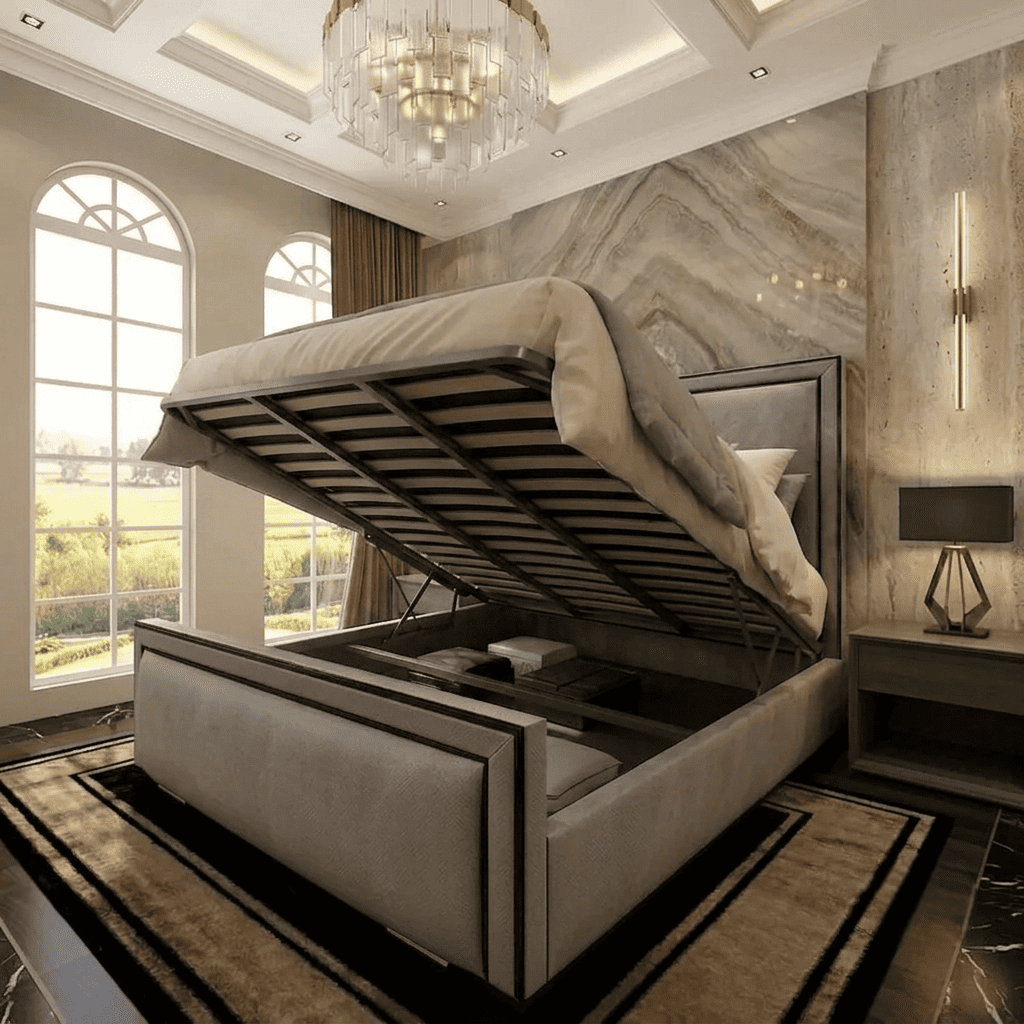 Belgravia Upholstered Ottoman Bed