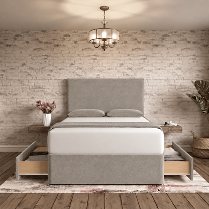 Classic Divan Bed - Clay Wool