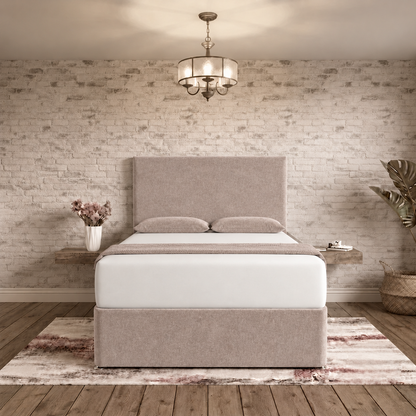 Classic Divan Bed - Latte Wool