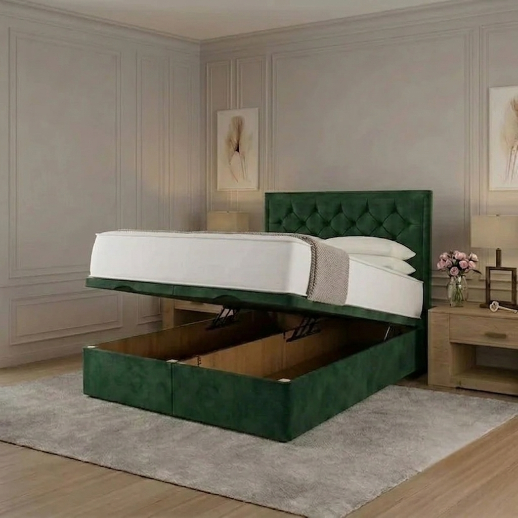 Crown Chesterfield Ottoman Divan Bed