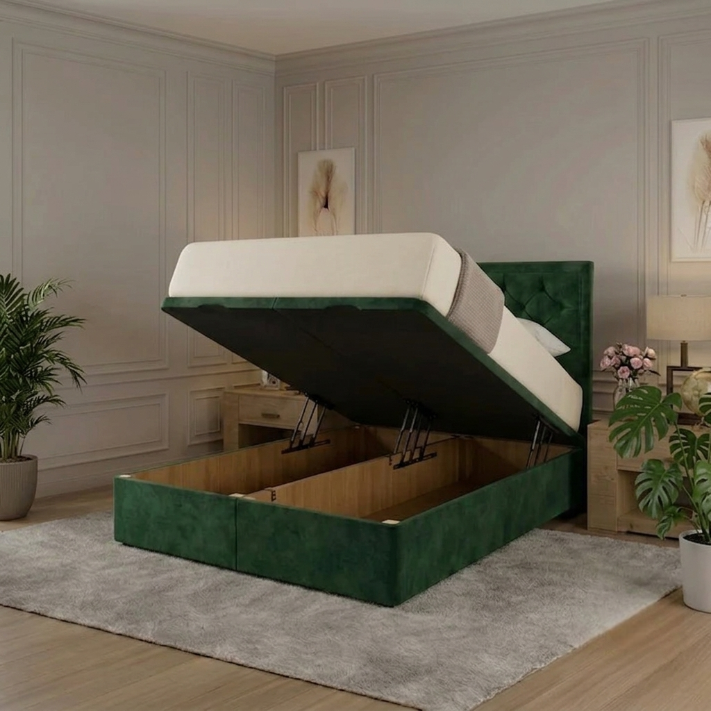 Crown Chesterfield Ottoman Divan Bed