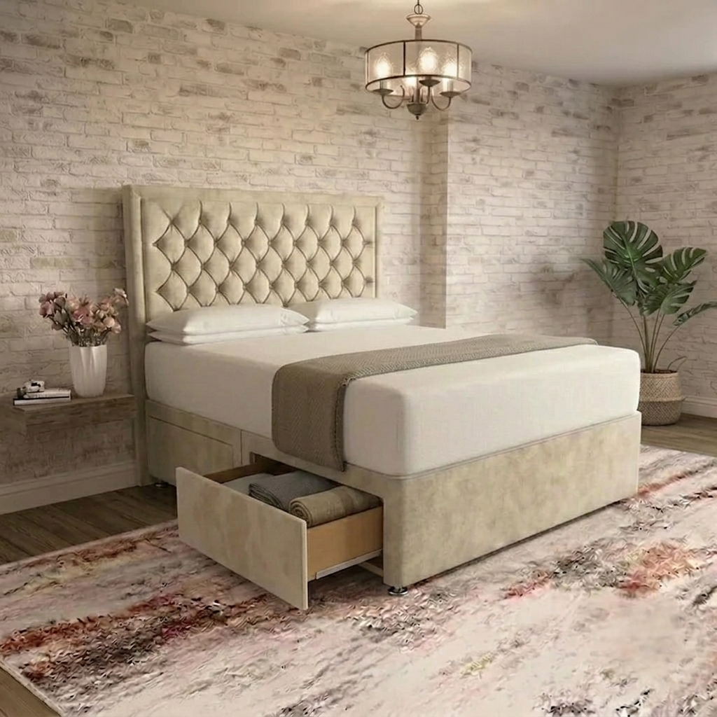 Crown Chesterfield Divan Bed