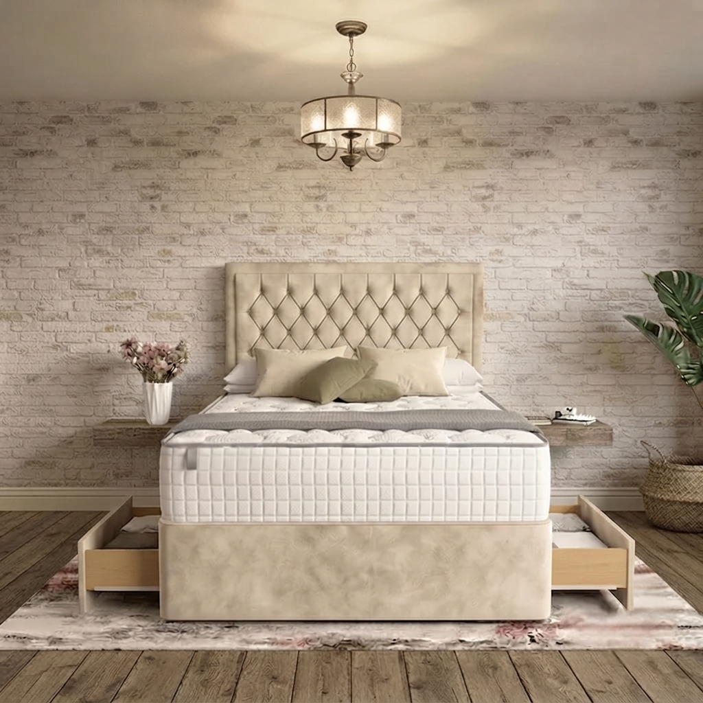 Crown Chesterfield Divan Bed