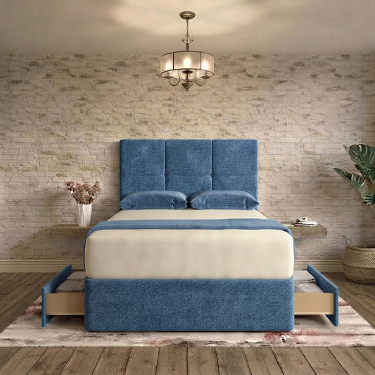 Delta Divan Bed - Blue Naples