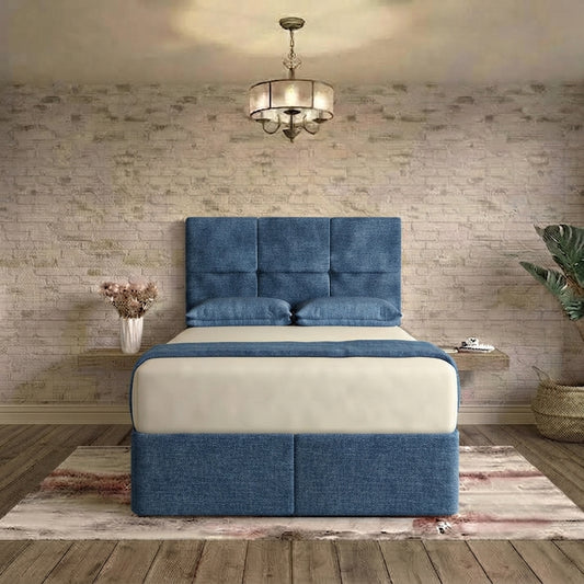 Delta Divan Bed - Blue Naples