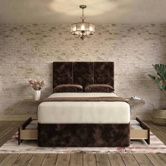Delta Divan Bed - Brown Naples