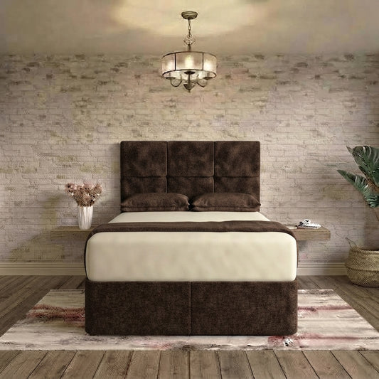 Delta Divan Bed - Brown Naples