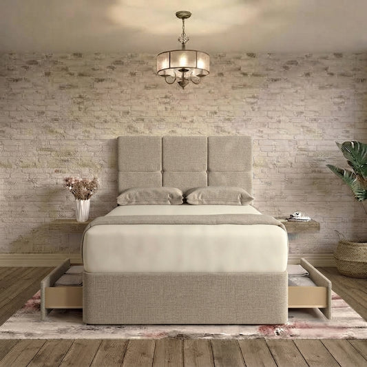 Delta Divan Bed - Clay Wool