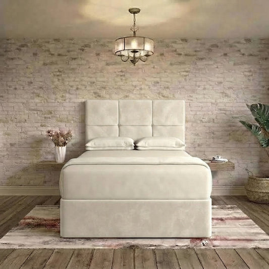 Delta Divan Bed - Cream Naples