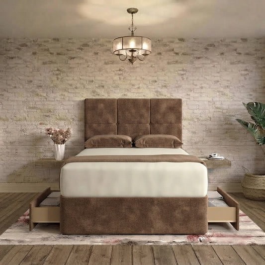 Delta Divan Bed - Mink Naples