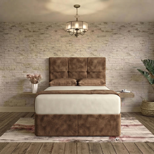 Delta Divan Bed - Mink Naples
