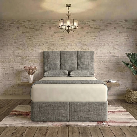 Delta Divan Bed - Sage Linen