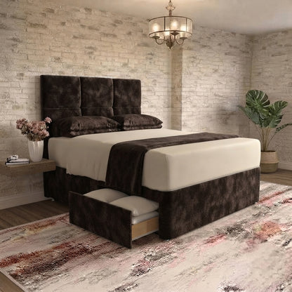 Delta Divan Bed - Slate Grey Naples