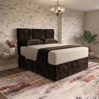 Delta Divan Bed - Slate Grey Naples
