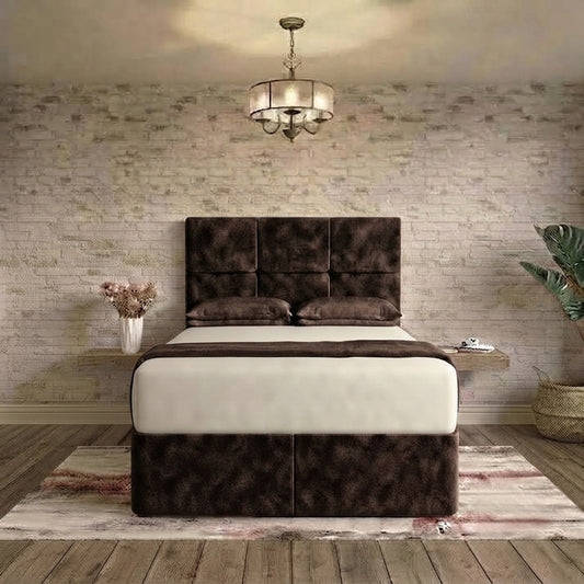 Delta Divan Bed - Slate Grey Naples