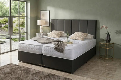 Heritage Comfort Zip and Link 2000 Pocket Sprung Divan Bed Set