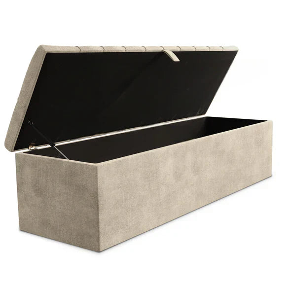 Mayfair Chesterfield Storage Box - Clay Wool