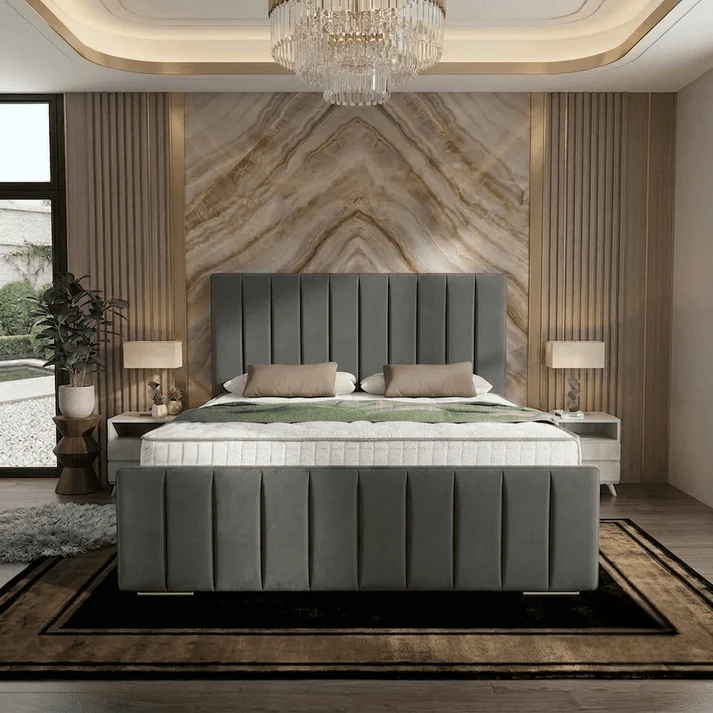 Monaco Upholstered Ottoman Bed