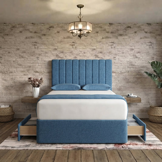 Nexus Divan Bed - Blue Naples