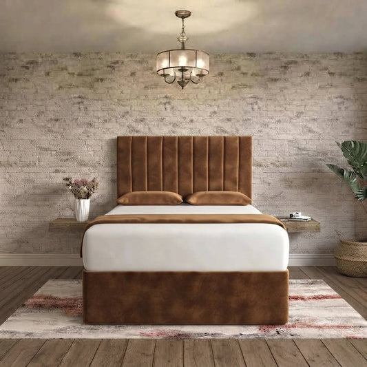 Nexus Divan Bed - Brown Chenille