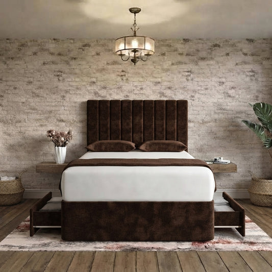 Nexus Divan Bed - Brown Naples