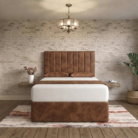 Nexus Divan Bed - Chocolate Plush Velvet