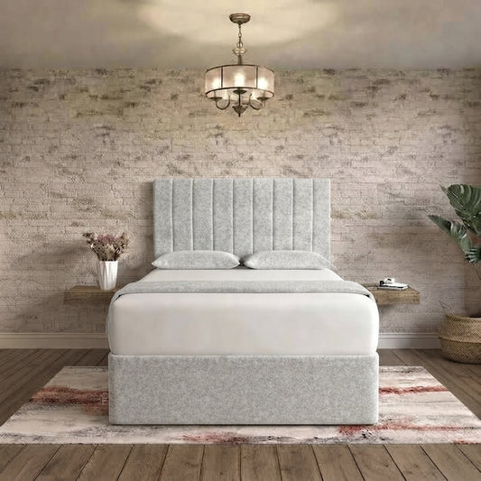 Nexus Divan Bed - Grey Chenille