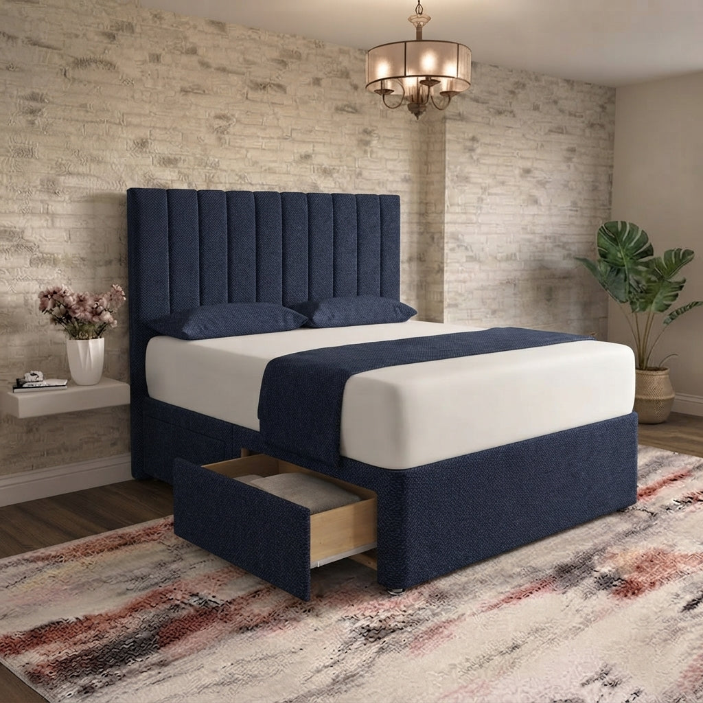 Nexus Divan Bed - Midnight Linen