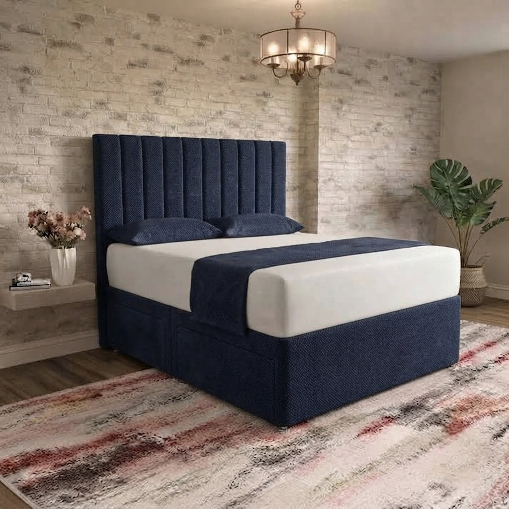 Nexus Divan Bed - Midnight Linen