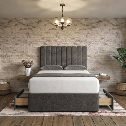 Nexus Divan Bed - Silver Naples