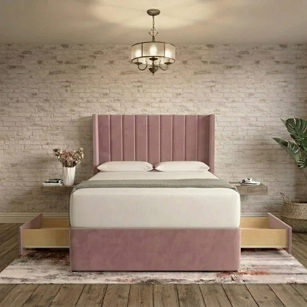 Nexus Wingback Bed