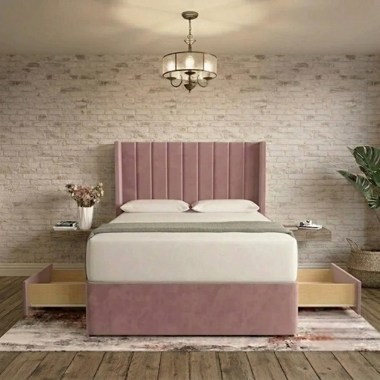 Nexus Wingback Bed