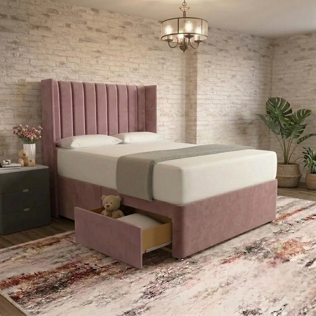 Nexus Wingback Bed