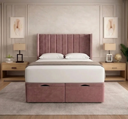 Nexus Wingback Ottoman Divan Bed