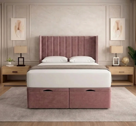Nexus Wingback Ottoman Divan Bed