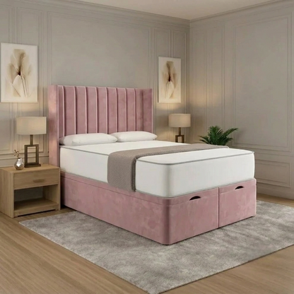 Nexus Wingback Ottoman Divan Bed