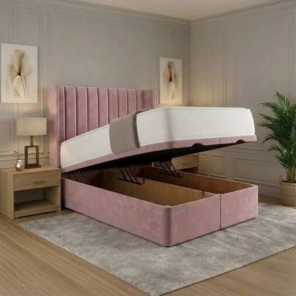 Nexus Wingback Ottoman Divan Bed