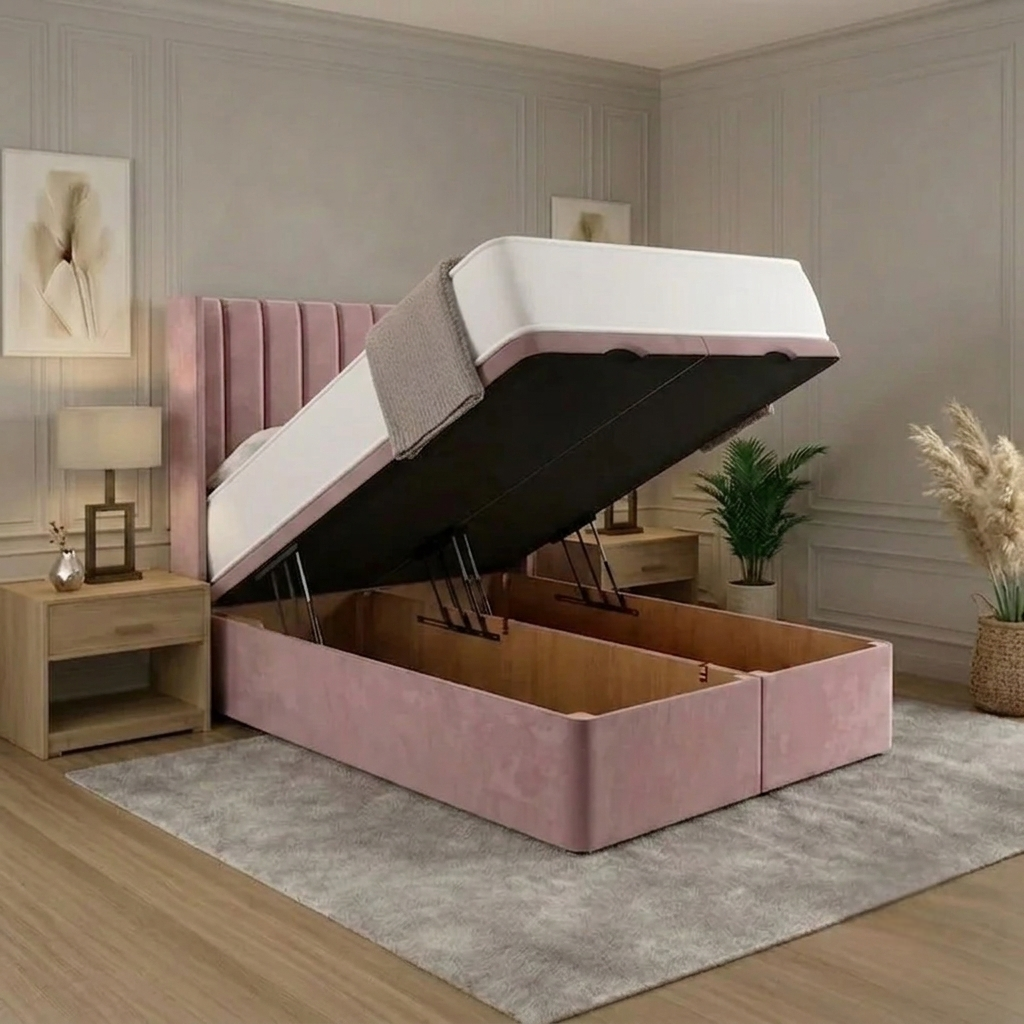 Nexus Wingback Ottoman Divan Bed