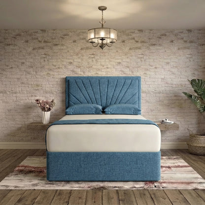 Sunrise Divan Bed - Blue Naples
