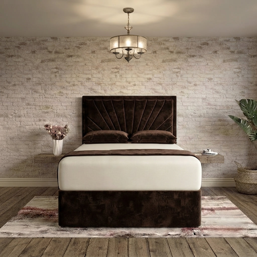 Sunrise Divan Bed - Brown Naples