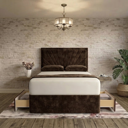 Sunrise Divan Bed - Brown Naples
