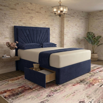 Sunrise Divan Bed - Midnight Linen